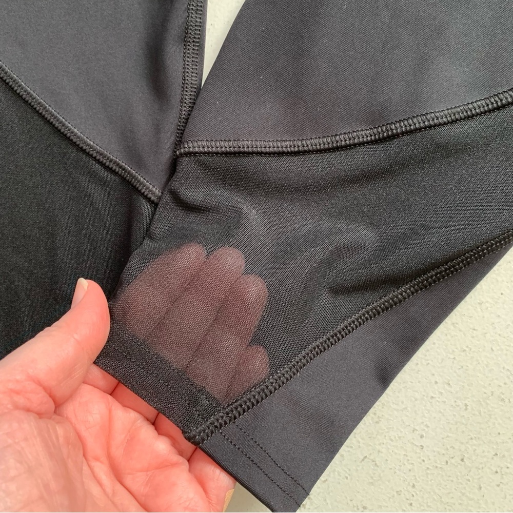 All In Motion XXL Black Sculpted Streamline Leggings Mesh Panel 7/8 Length NWT - Picture 10 of 17